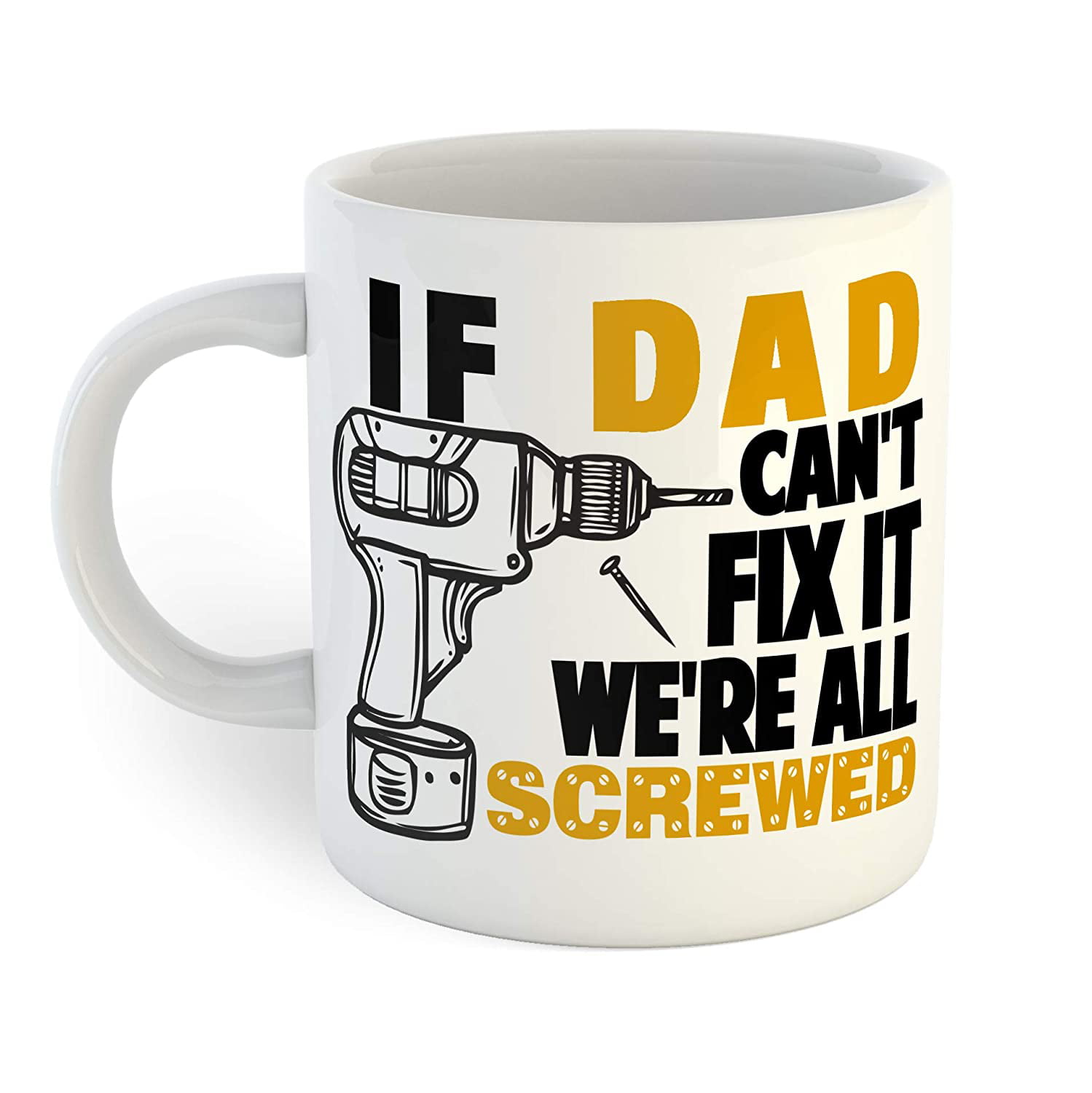 Cute Daddy Wine Glass Wine Tumbler From Daughter If Daddy Can't Fix It We're All Screwed Daddy Gifts For Father