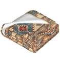 thumbnail image 2 of Bingfone Traditional Tribal Aztec Print Flannel Fleece Blanket Throw Blanket for Bed,Sofa,Couch,Travel,Camping(60"x50" ), 2 of 8