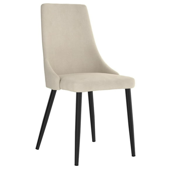 Set of 2 Mid Century Upholstered Side Chair