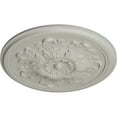 thumbnail image 3 of Ekena Millwork 12 3/4"OD x 7/8"P Legacy Acanthus Ceiling Medallion (Fits Canopies up to 3 1/2"), Hand-Painted Pot of Cream, 3 of 8