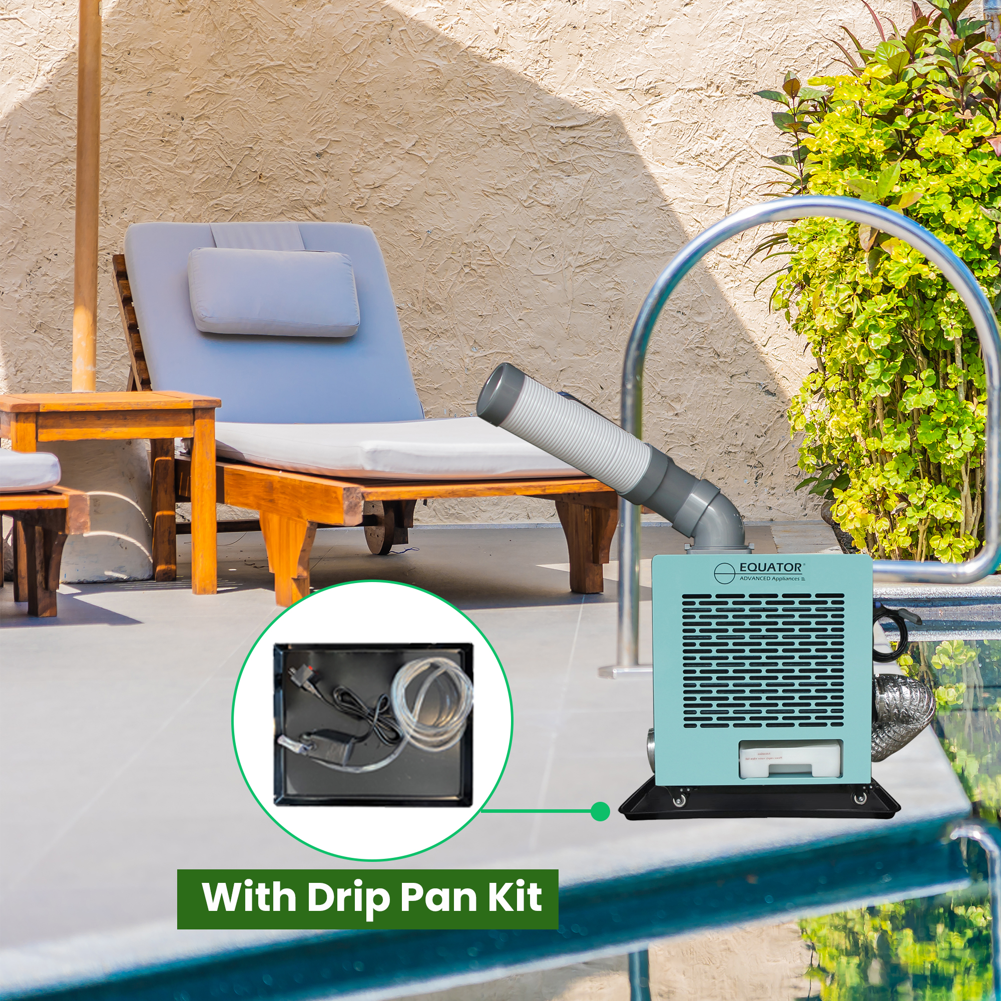 Equator 10,000 BTU Outdoor-Indoor 3-in-1 HEATER/AIR CONDITIONER/ Spot Cooler , FAN 110V