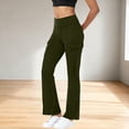 thumbnail image 5 of Angala High Waist Casual Yoga Pants For Flowy Wide Leg Trousers With Pockets Comfortable Stretchy Athletic Leisure Pants Soft Stylish Women's Casual Pants, 5 of 8