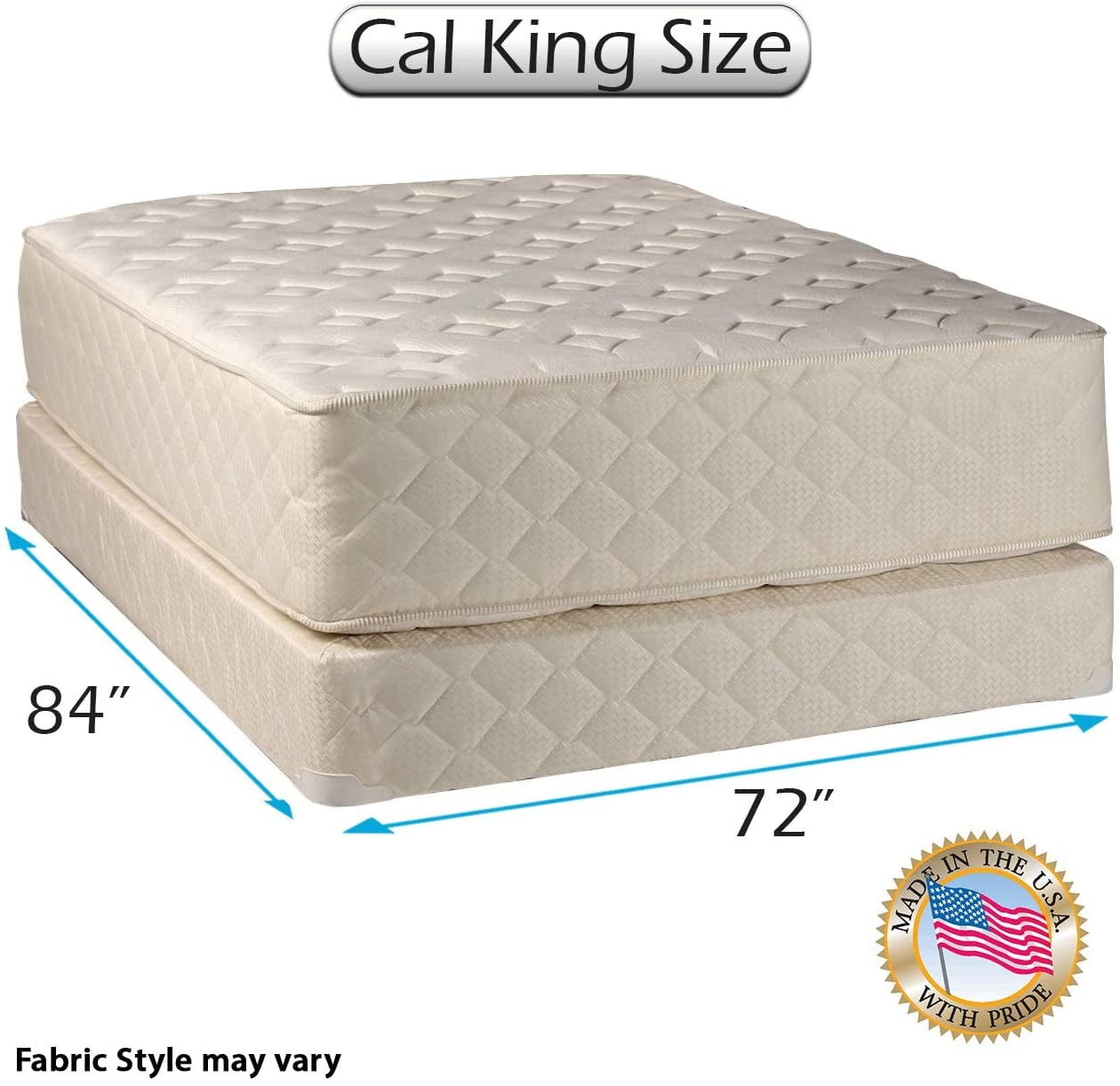 Dream Solutions USA 14" Back Support Innerspring Mattress, California