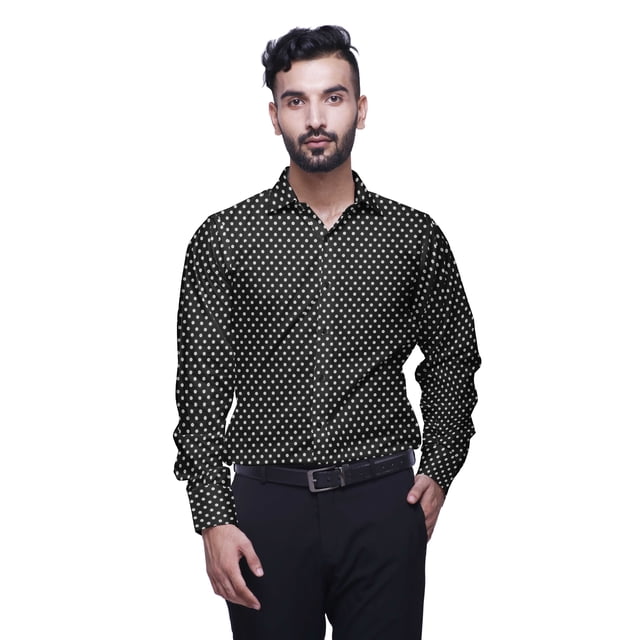 BESTMAN Long Sleeve Formal Shirt For Men Button Down Cotton Men Shirts