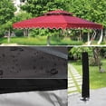 thumbnail image 3 of Bgsha Housse de Parasol de Cour Extérieure Noire 210D Imperméable Multifonctionnelle, 3 of 10