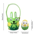 thumbnail image 4 of Easter Hanging Plant Holders,Easter Felt DIY Basket Egg Set, Handmade Bunny Basket With Egg For Kids Easter Egg Hunt Decor, 4 of 9