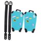 thumbnail image 4 of 2pcs Travel Accessories PVC Polyethylene Luggage Tags Suitcase ID Address Label Baggage Travel Tag(Lake Blue), 4 of 4