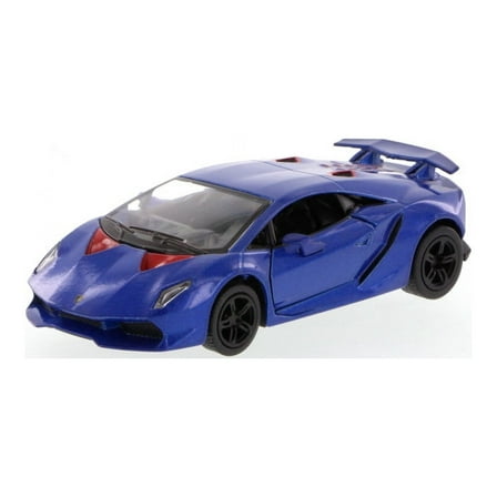 Lamborghini Sesto Elemento Hard Top, Blue - Kinsmart 5359D - 1/38 Scale Diecast Model Replica (Brand New, but NOT IN BOX)