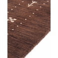 thumbnail image 5 of Rugsotic Carpets Hand Knotted Wool Area Rug 5'x8' Brown Contemporary Rectangle Indoor Rug for Living Room, Bedroom Antimicrobial L00520, 5 of 6