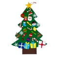 thumbnail image 3 of DIY Felt Christmas Tree Set for Toddlers, Door Wall Hanging Xmas Gifts Christmas Decorations Indoor, 3.6FT Family 3D Fake Xmas Tree Decor with 23 pcs Detachable Ornaments, 3 of 8