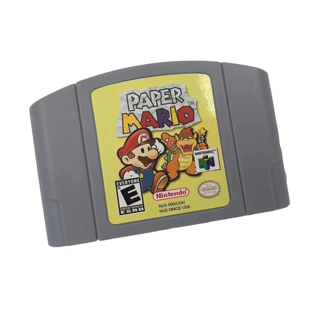 Tarjeta de juego Paper Mario, versión estadounidense, consola de cartucho, videojuego N64 para niños y niñas