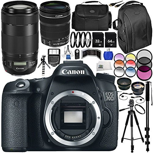 Canon EOS 70D DSLR Camera with Canon EF-S 18-135mm f/3.5-5.6 IS