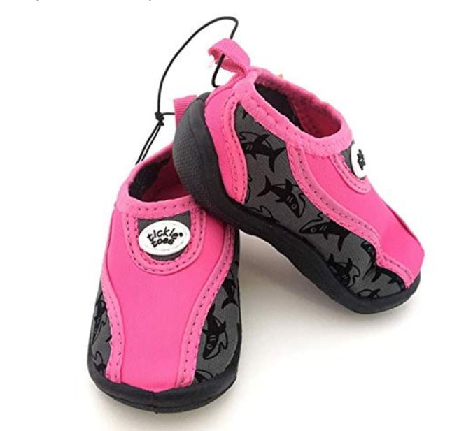 Pink & Gray Baby Shark Water Shoes 7363 By Tickle Toes Walmart Canada