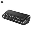 thumbnail image 4 of Solar Powered LED Temporary Parking Number Plate Holder for Cars, Hidden Contact Info Display Card, Night Light Auto Phone Number Sign, 4 of 8