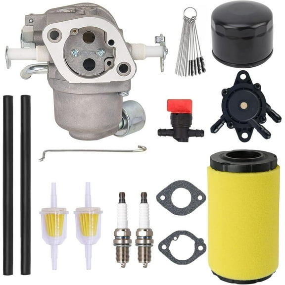 New Z335E Carburetor Carb Tune Up Kit Fits for John Deere Z335E Zero Turn Mower - with Fuel Pump Air Filter
