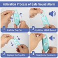thumbnail image 2 of Personal Safety Alarm,2 Packs 140Db Siren, 2 of 5