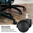 thumbnail image 4 of Office Chair Wheels Set, 5PCS Strong Load Bearing Force Chair Caster  for Cabinet, 4 of 8