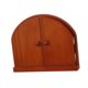 thumbnail image 4 of Cubierta de salida de puerta de madera, decoración de pared, decoración del hogar, a prueba de polvo, cubierta hecha de Rojo marrón, 4 of 8