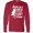 Red, variant on Inktastic Save the Earth It's the Only Planet with Cats with Pawprints Long Sleeve T-Shirt