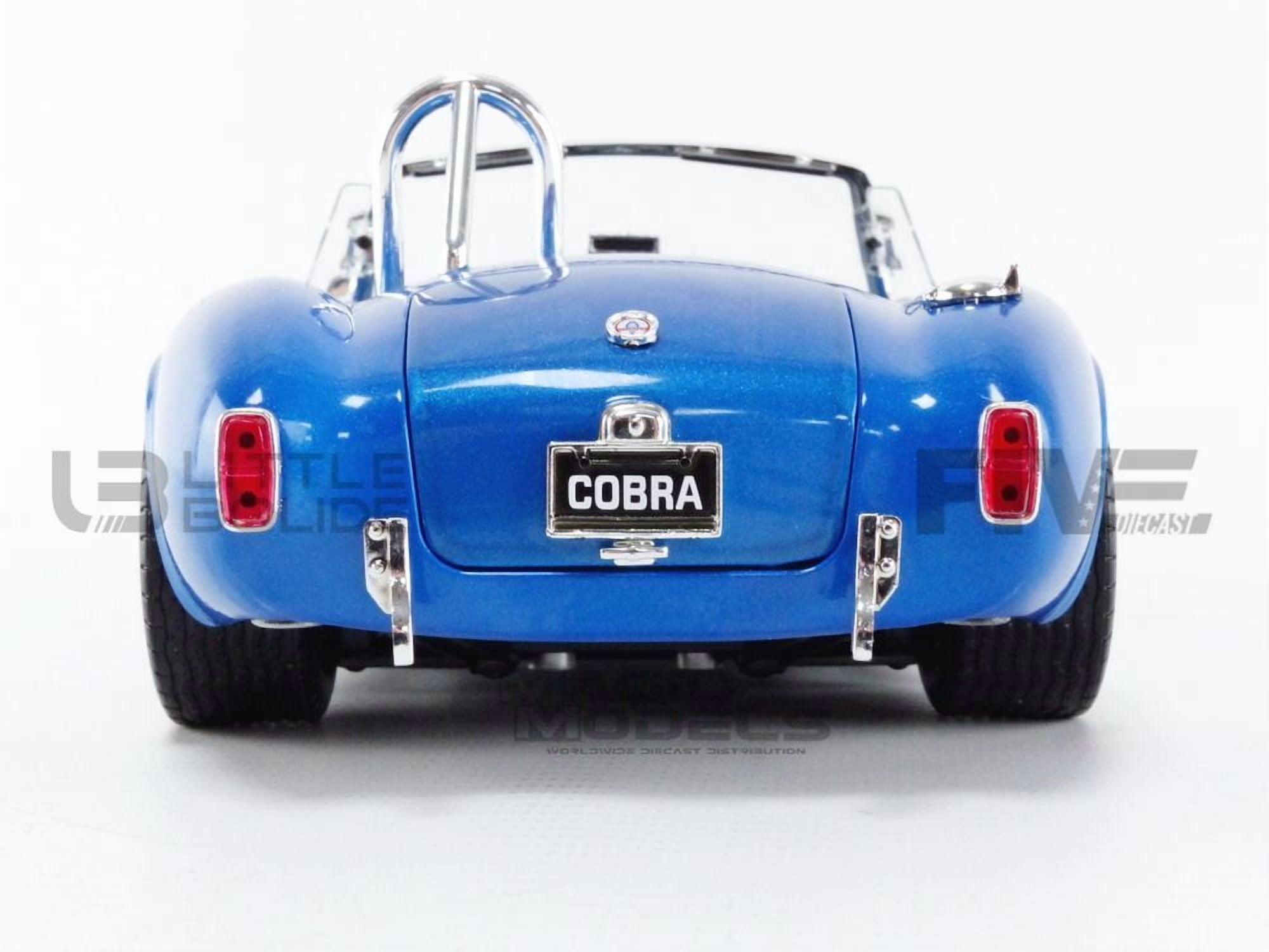 1966 Shelby Cobra Super Snake Blue 1/18 Diecast Model Car by