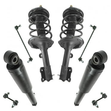 TRQ Front Rear Complete Loaded Strut Shock Sway Bar Link Set 8pc for Santa Fe SKA67327 Fits select: 2007-2009 HYUNDAI SANTA FE