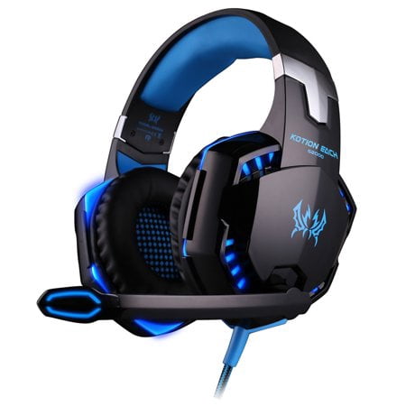 KOTION EACH G2000 Gaming Headphone Game Headset with Mic Stereo Bass LED Light for PC
