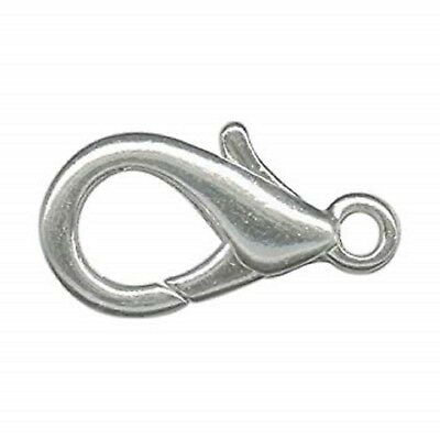 HUIHUIBAO 1000 Pieces 4mm Open Jump Rings and 20 Pieces 10mm Lobster Claw Clasps for DIY Craft Necklaces Bracelet Pendant Jewelry Making Silver 