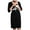 Black, variant on pstuiky Summer Maternity Dress, Pregnant Women Delivery Clothess Short Sleeved Open Breastfeeding Clothess Pregnant Women's Skirts Short Sleeved Round Neck Dresses