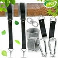 thumbnail image 2 of Hammock Strap, Suspension Strap, High Quality Suspension Straps for Hammock and Garden Swing, Max Load 1000 kg Black, 2 of 6