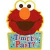 Amscan Sesame Street Elmo Invitations | Pack of 8 |Party Supply