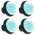 thumbnail image 2 of 4 Pcs Sea Mermaid Scale Knobs for Kitchen Cabinet Cupboard Dresser Bookcase Drawer Pulls Handles Round Home Decor, 2 of 8