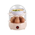 thumbnail image 1 of Electric Egg Cooker Boiler Maker Soft, Medium or Hard Boil, 14 Egg Capacity Two Layer Egg Maker,Egg Steamer,With Automatic Shut Off,Noise Free, 1 of 5