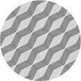 thumbnail image 1 of Ahgly Company Machine Washable Indoor Round Transitional Ash Gray Area Rugs, 8' Round, 1 of 7