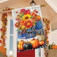 thumbnail image 4 of Briarwood Lane Autumn Mason Jars Floral House Flag, 4 of 4