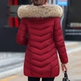 thumbnail image 5 of Winter Jackets for Women Winter Coat Long Puffy Down Jacket With Hood Warm Thermal Outerwear For Cold Weather Winter Coats for Women, 5 of 6