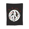 thumbnail image 1 of XMXY Fleece Throw Blanket for Couch, Rose Flower Logo Lightweight Plush Fuzzy Cozy Soft Bed Blankets and Throws for Sofa, 60"x50" inches, 1 of 8