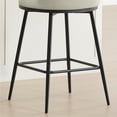 thumbnail image 5 of Spruce & Spring Counter Height Swivel Bar Stool with Metal Frame Set of 2, Linen, 5 of 18