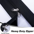 thumbnail image 6 of Peel and Stick Zipper, 7FT Heavy Duty Self-Adhesive Zipper, 6 of 7