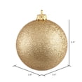 thumbnail image 2 of Vickerman 2.4" Gold 4-Finish Ball Ornament Assortment, 24 per Box, 2 of 2