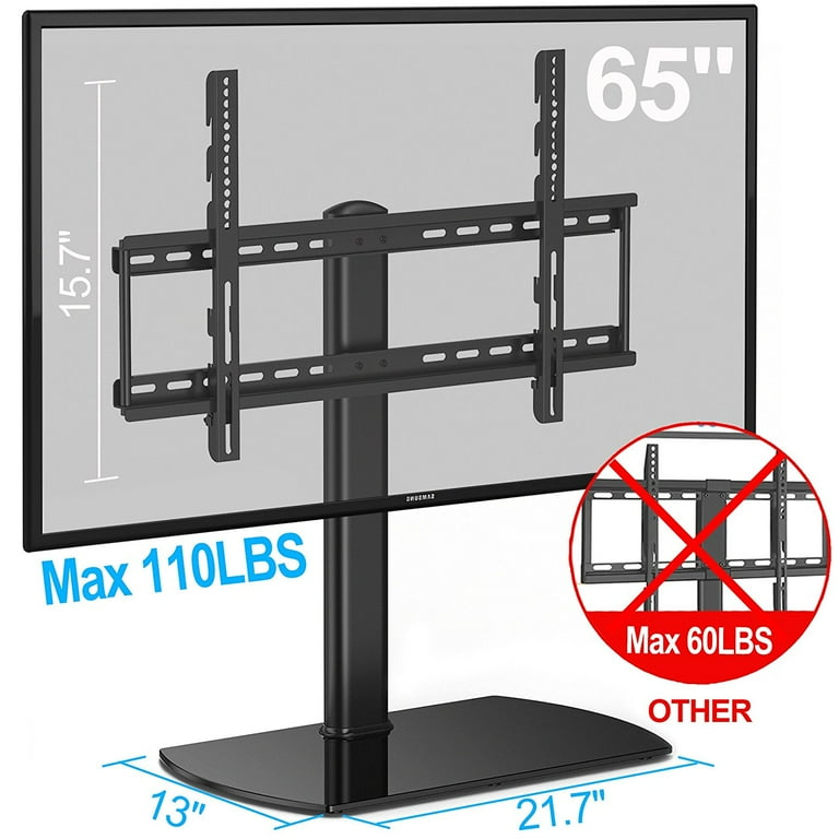 FITUEYES Universal TV Stand with Mount for 32 to 65 inch Samsung