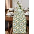 thumbnail image 3 of Table Runner Dresser Scarf 13 x 108 Inch Daisy Flower Farmhouse White Floral Decor Table Runners Non-Slip Heat Kitchen Dining Table Decor for Indoor Outdoor Home Party Decoration, 3 of 7