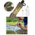 thumbnail image 3 of Dispositivo de purificación de agua portátil para camping, viajes, senderismo, escalada, mochilero. Camuflaje Cola Purificador de ahorro, 3 of 8