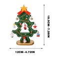 thumbnail image 2 of Xihbxyly La Oferta de Hoy Adornos de Escritorio para Árbol de Navidad de Madera con Amor, 2 of 7
