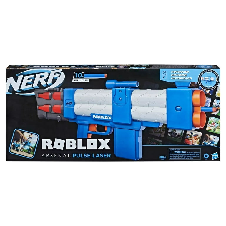 Nerf Roblox Arsenal: Pulse Laser Motorized Dart Blaster, Includes 10 Darts