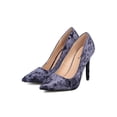 thumbnail image 5 of New Women Qupid Milia-01 Velvet Pointy Toe Stiletto Pump, 5 of 5