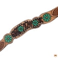 thumbnail image 3 of Hilason Western Horse Floral Hand Painted American Leather Breast Collar Tan, 3 of 3