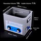 thumbnail image 5 of Limpiador ultrasónico de 10 l, limpiador ultrasónico calentado con temporizador, máquina de limpieza ultrasónica de 40 kHz para piezas industriales de carburador, 5 of 5