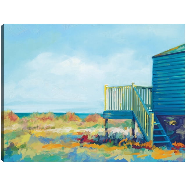 Cuadro Decorativo - frente al mar Jr Impresión en canvas, estrechado