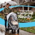 thumbnail image 4 of Graco Universal Deluxe Stroller Rain Cover with Zippered Window, Fits most Strollers, Vinyl, Clear, 4 of 6