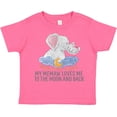 thumbnail image 3 of Inktastic My Memaw Loves Me to the Moon and Back Elephants in Clouds Boys or Girls Toddler T-Shirt, 3 of 5
